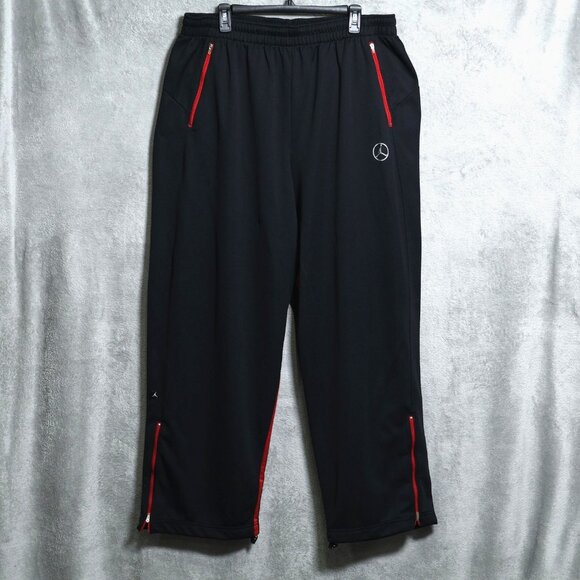 Vintage Jordan Dri-Fit Pants Mens 3XL Black Red Track Basketball Y2K 365500-010 - Picture 1 of 16